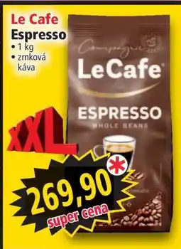 Norma Le Cafe Espresso nabídka