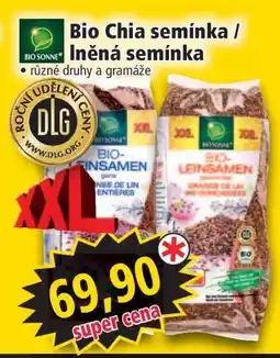 Norma Bio Chia semínka / Lněná semínka nabídka
