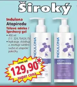 Norma Indulona Atopiredu Tělové mléko / Sprchový gel nabídka