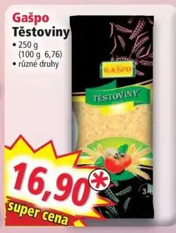 Norma Gašpo Těstoviny nabídka