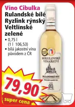 Norma VÍNO CIBULKA nabídka