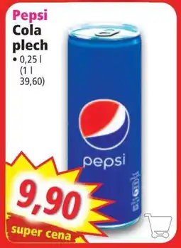 Norma Pepsi Cola plech nabídka