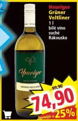 Norma Heuriger Grüner Veltliner nabídka
