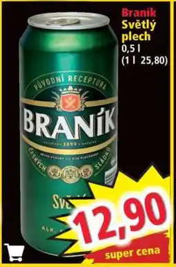 Norma Braník Světlý plech nabídka