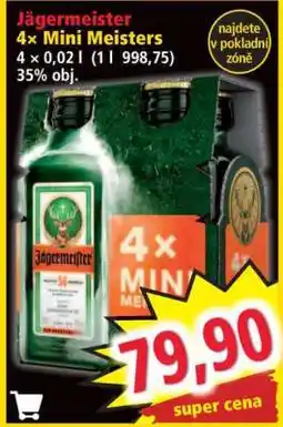 Norma Jägermeister 4× Mini Meisters nabídka
