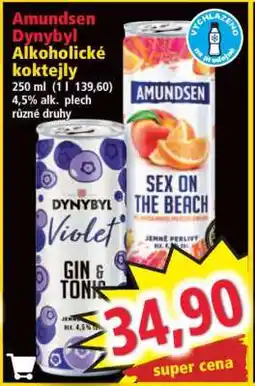 Norma Amundsen Dynybyl Alkoholické koktejly nabídka