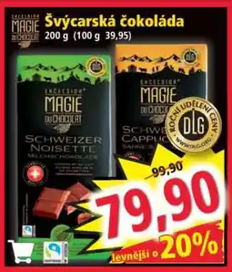 Norma ŠVÝCARSKÁ ČOKOLÁDA nabídka