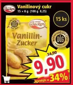 Norma Vanilínový cukr nabídka