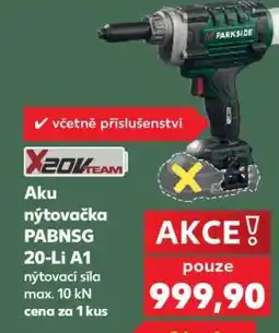 Kaufland Aku nýtovačka PABNSG 20-Li A1 nabídka