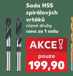 Kaufland Sada HSS spirálových vrtáků nabídka