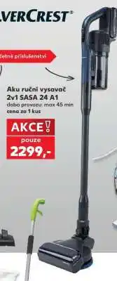 Kaufland Aku ruční vysavač 2v1 SASA 24 A1 nabídka