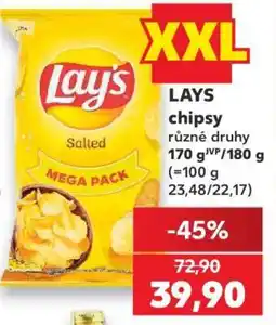Kaufland Lay´s chipsy nabídka