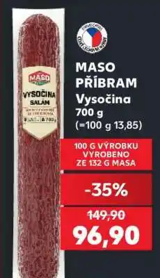 Kaufland MASO PŘÍBRAM Vysočina nabídka