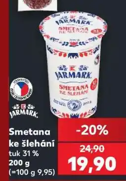 Kaufland Smetana ke šlehání nabídka