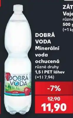 Kaufland Dobrá voda minerální voda ochucená nabídka