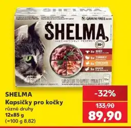 Kaufland Shelma kapsičky pro kočky nabídka