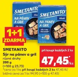 Kaufland SMETANITO SÝR NA PÁNEV A GRIL nabídka