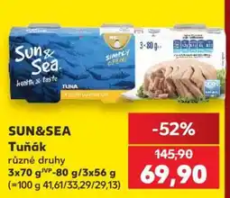 Kaufland SUN&SEA Tuňák nabídka