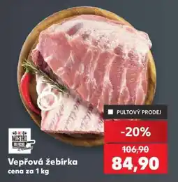 Kaufland Vepřová žebírka nabídka