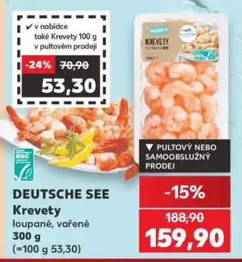 Kaufland DEUTSCHE SEE Krevety nabídka