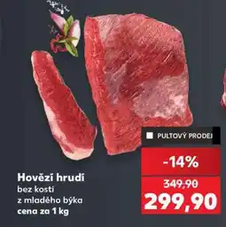 Kaufland Hovězí hrudí bez kosti z mladého býka nabídka