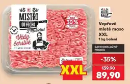 Kaufland Vepřové mleté maso XXL nabídka