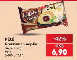Kaufland PÉCÉ Croissant s náplní nabídka