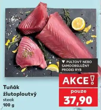 Kaufland Tuňák žlutoploutvý – steak nabídka