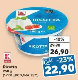 Kaufland Ricotta nabídka