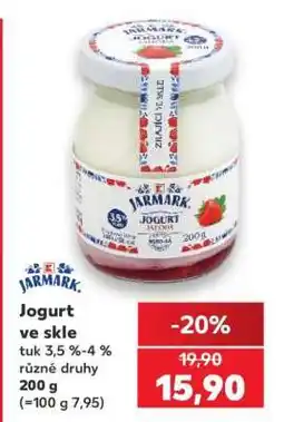 Kaufland Jogurt ve skle nabídka