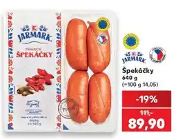 Kaufland ŠPEKÁČKY nabídka