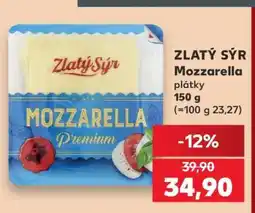 Kaufland ZLATÝ SÝR Mozzarella nabídka