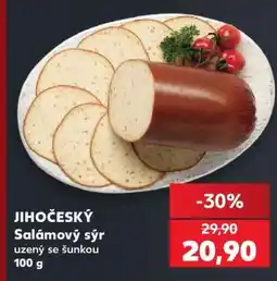 Kaufland JIHOČESKÝ Salámový sýr uzený se šunkou 100 g nabídka