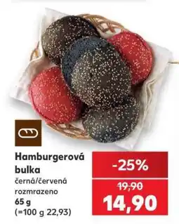 Kaufland Hamburgerová bulka nabídka
