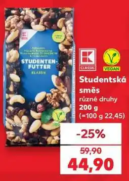 Kaufland Studentská směs nabídka