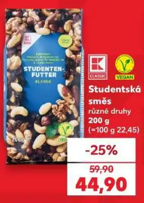 Kaufland Studentská směs nabídka