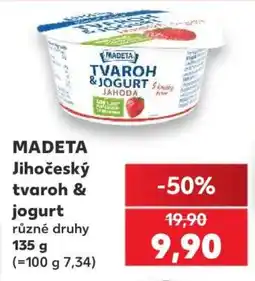 Kaufland MADETA JIHOČESKÝ TVAROH & JOGURT nabídka