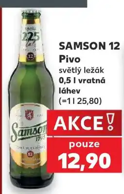 Kaufland SAMSON 12 Pivo nabídka