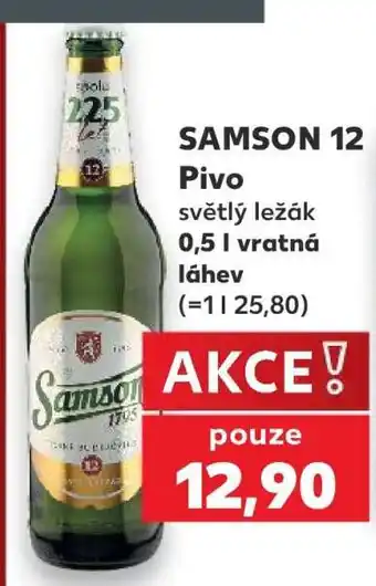 Kaufland SAMSON 12 Pivo nabídka