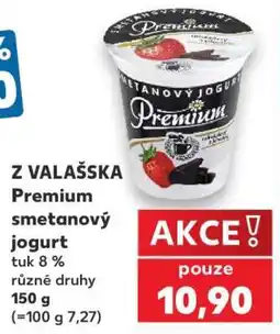 Kaufland Z Valašska Premium smetanový jogurt nabídka