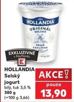 Kaufland Hollandia Selský jogurt nabídka