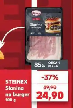 Kaufland STEINEX Slanina na burger 100 g nabídka