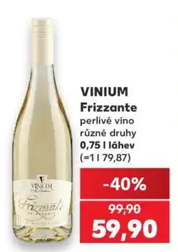 Kaufland Vinium Frizzante nabídka
