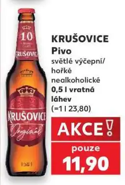 Kaufland KRUŠOVICE Pivo nabídka