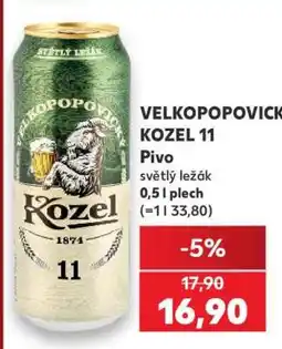 Kaufland Velkopopovický Kozel 11 nabídka