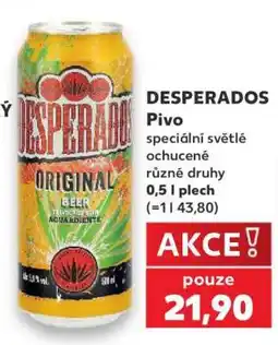 Kaufland DESPERADOS Pivo nabídka
