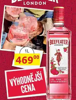 BENE Nápoje BEEFEATER LONDON PINK STRAWBERRY GIN nabídka