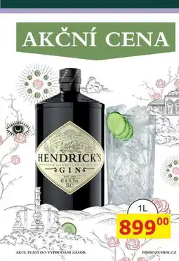 BENE Nápoje HENDRICK'S GIN 41.4% VOL nabídka