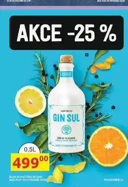 BENE Nápoje GIN SUL nabídka