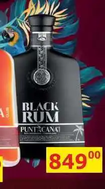 BENE Nápoje PUNTACANA BLACK RUM nabídka